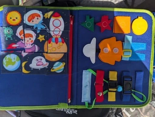 Customer photo review of Micromates™ Montessori Activity Board [8 Page]
