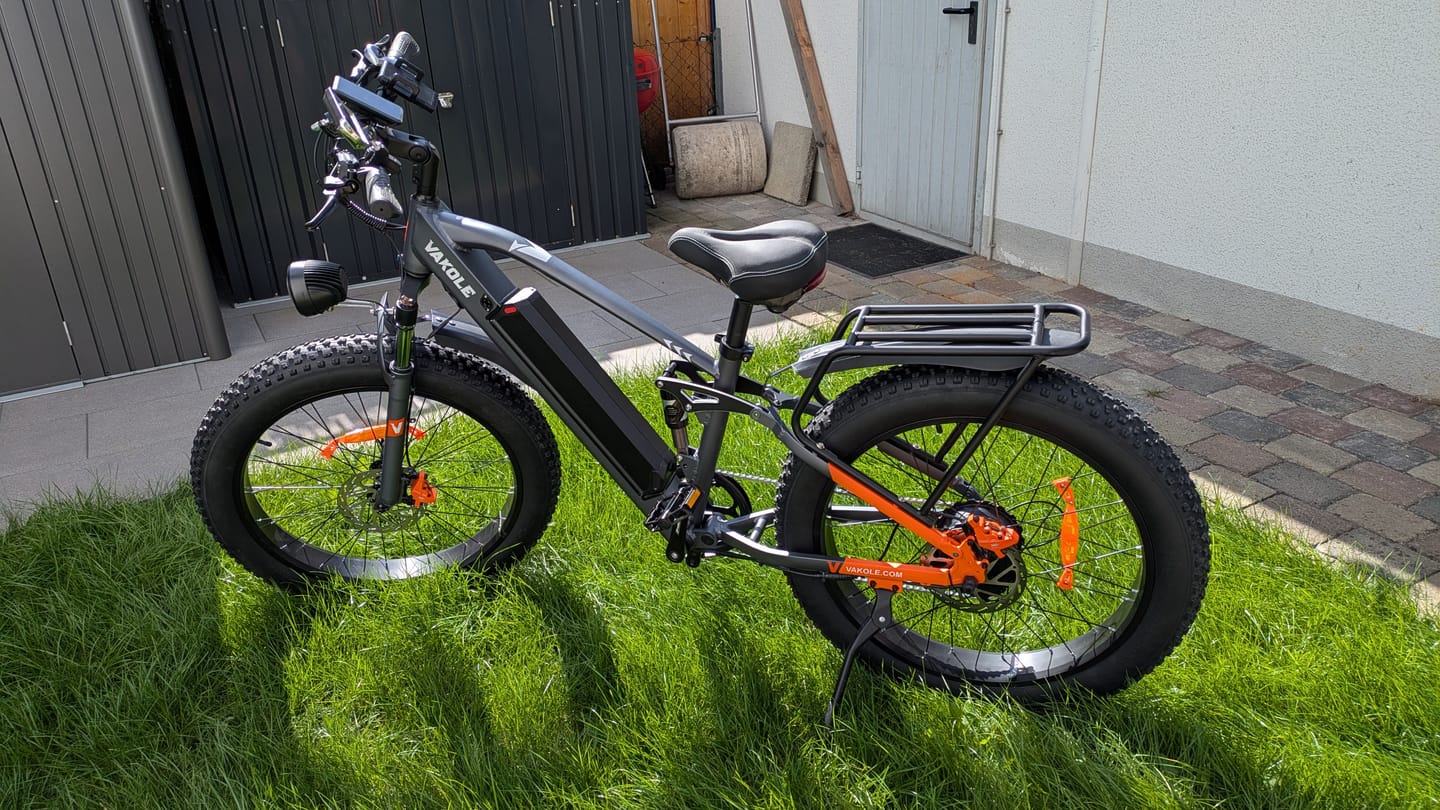 Customer photo review of Vakole CO26 26" Fat Bike 816Wh Full Suspension E-Mountain Bike