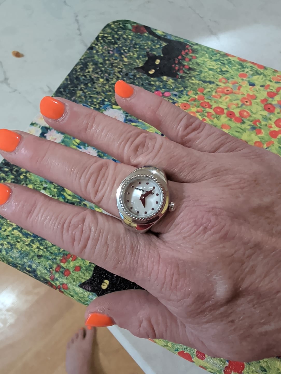 Customer photo review of Vivienne Watch Ring