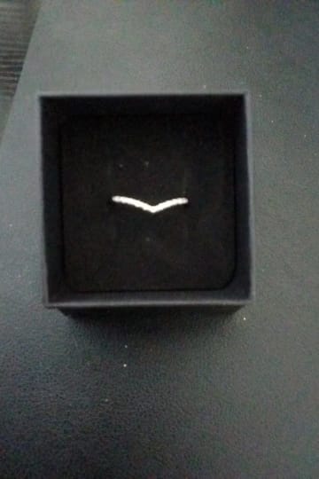 Customer photo review of Water Lily Zircon Ring