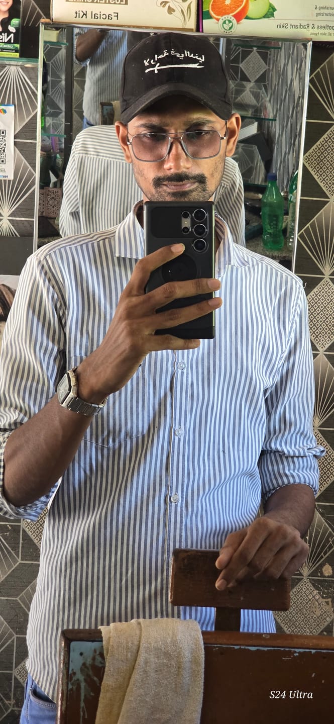 Customer photo review of Sabr Cap — Arabic Embroidered Cap
