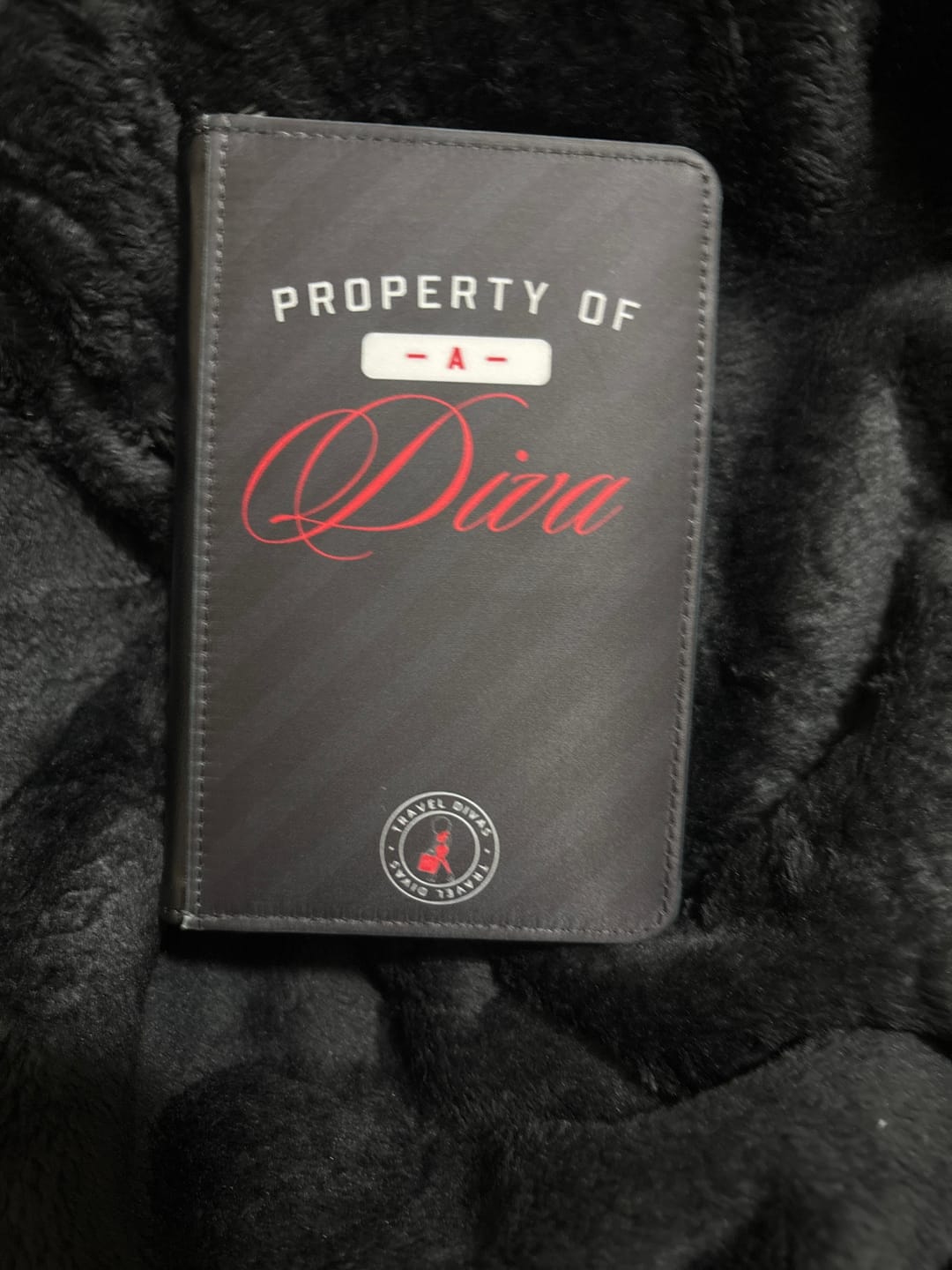 Customer photo review of Property of a Diva Passport Cover