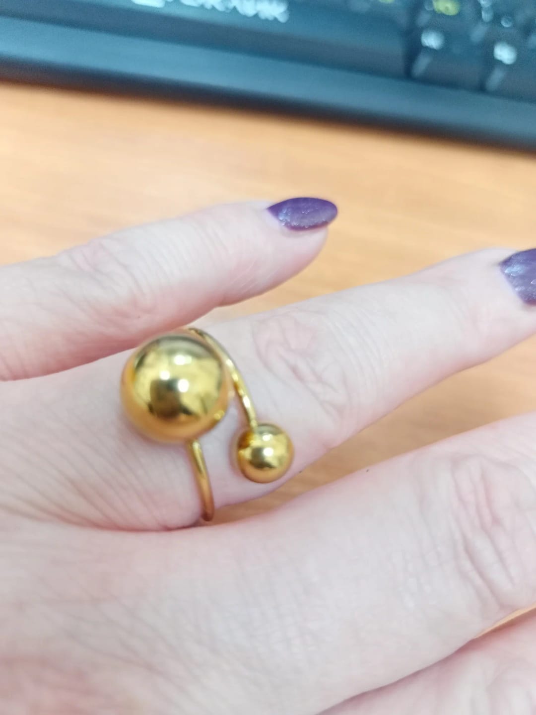 Customer photo review of Orbital Duo Ring