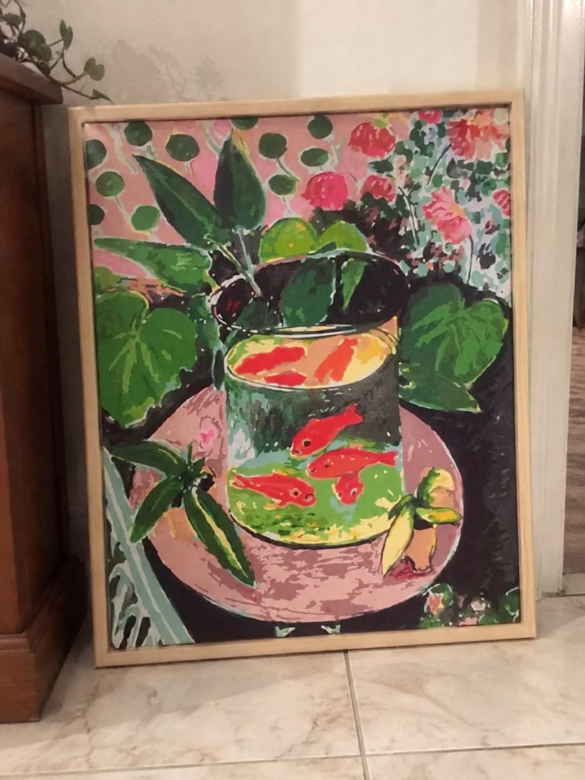 Customer photo review of Les Poissons rouges - Matisse