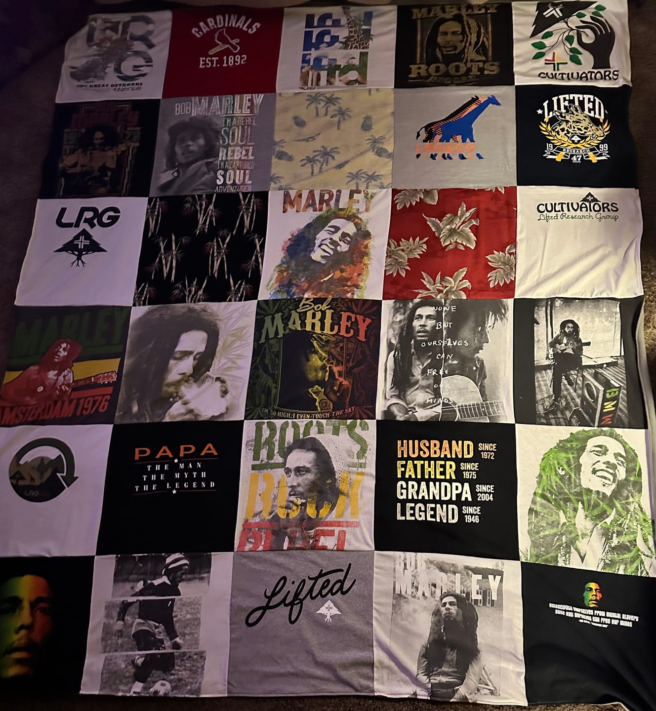 Customer photo review of Project Repat T-Shirt Quilt