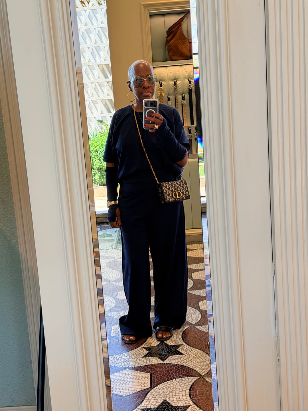 Customer photo review of Navy Blue 3-Piece Set