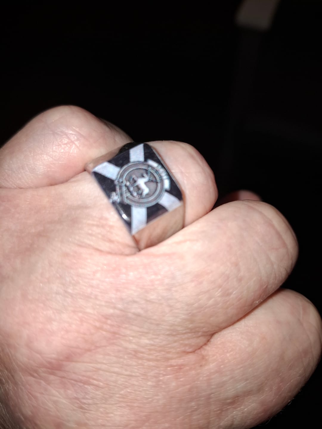 Customer photo review of Scottish Scott Clan Badge Ring Royal Heritage Style