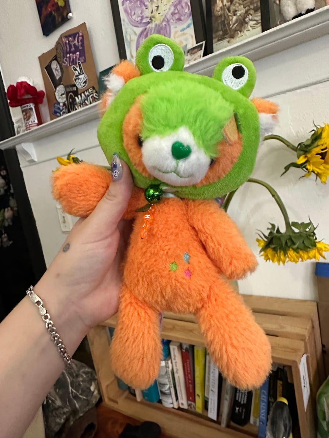 Customer photo review of Frog Hat Costume for Noopy2