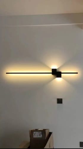 Customer photo review of Long Linear LED Wall Sconce