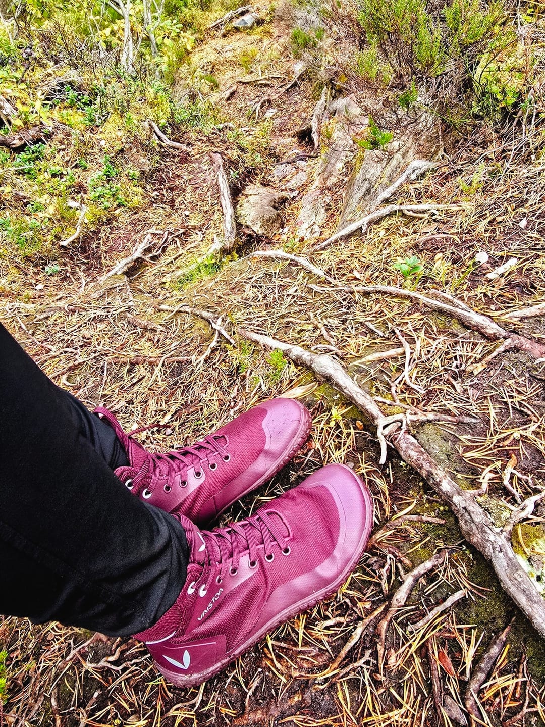 Customer photo review of Vaistoa Tuohi 2 | Barefoot Light Hiking Shoes