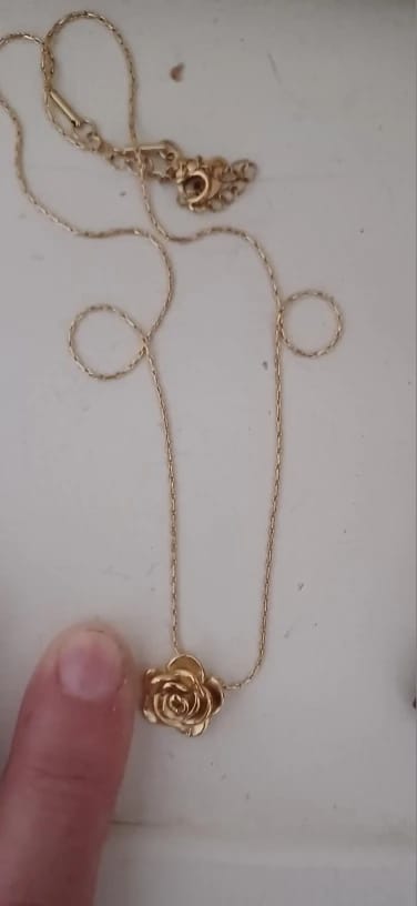 Customer photo review of Floral Radiance Necklace