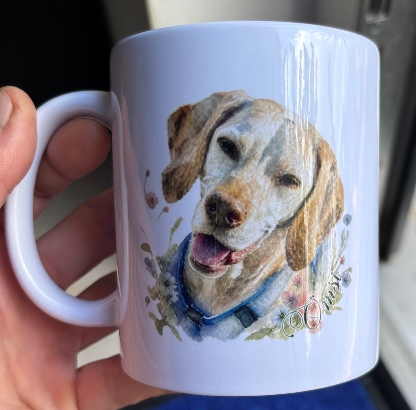 Customer photo review of Personalisierte Tasse - Aquarell