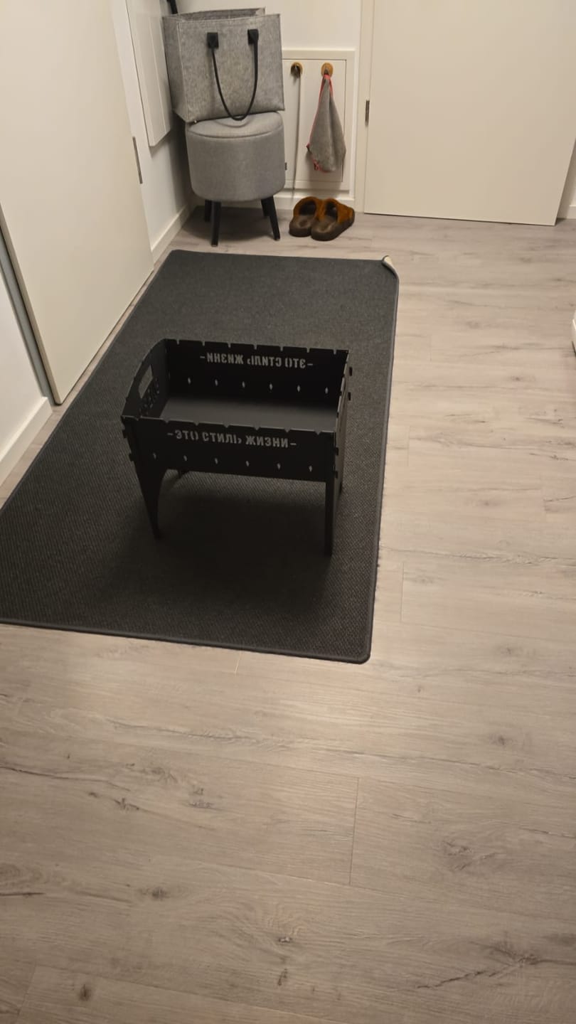 Customer photo review of SAEBIS® Black Edition Mangal Grill