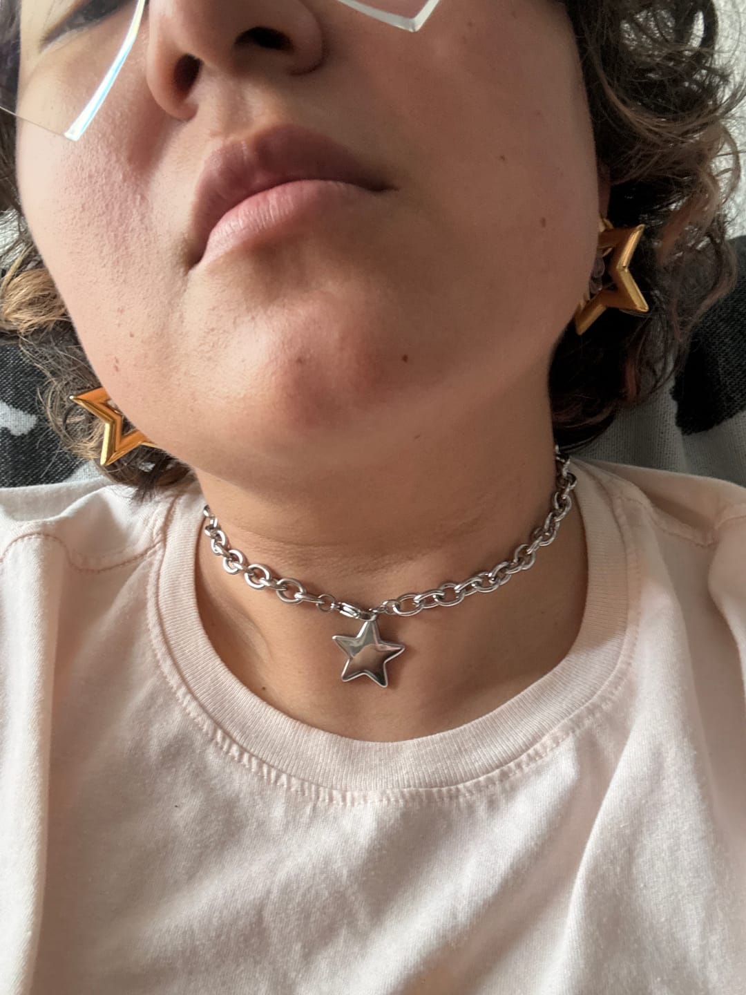 Customer photo review of Collar Dazzle Plata