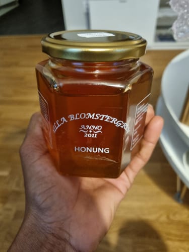 Customer photo review of Flytande honung 2 kg (4×500 g) – Svensk RAW honung