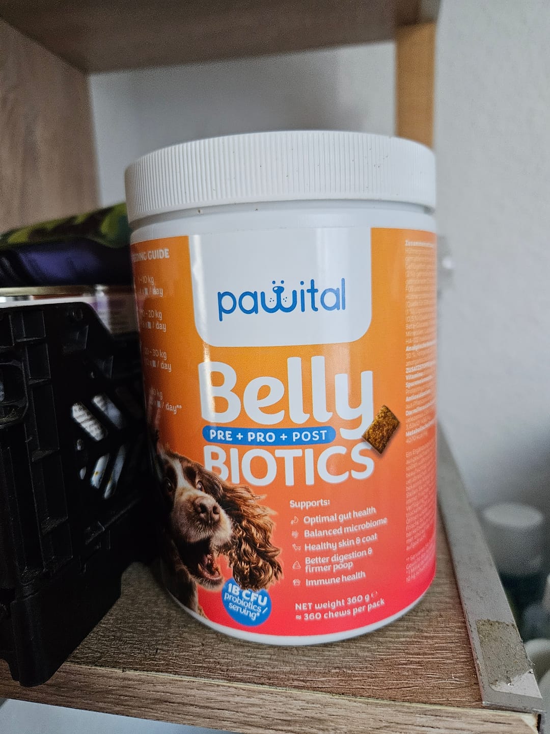 Customer photo review of Belly Biotics (jar) €19,90