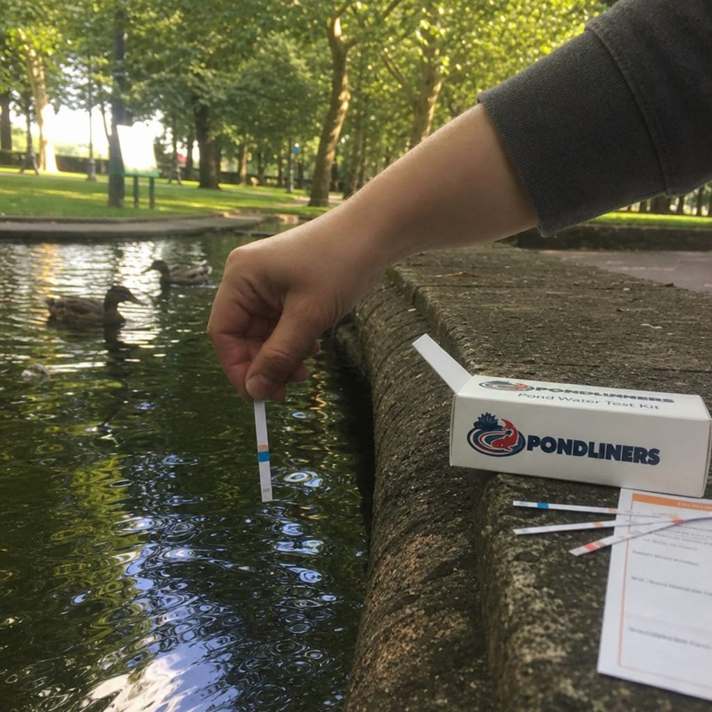 Customer photo review of Pond Water Test Kit UK | Tests pH, Ammonia, Nitrite & More | Koi & Garden Ponds