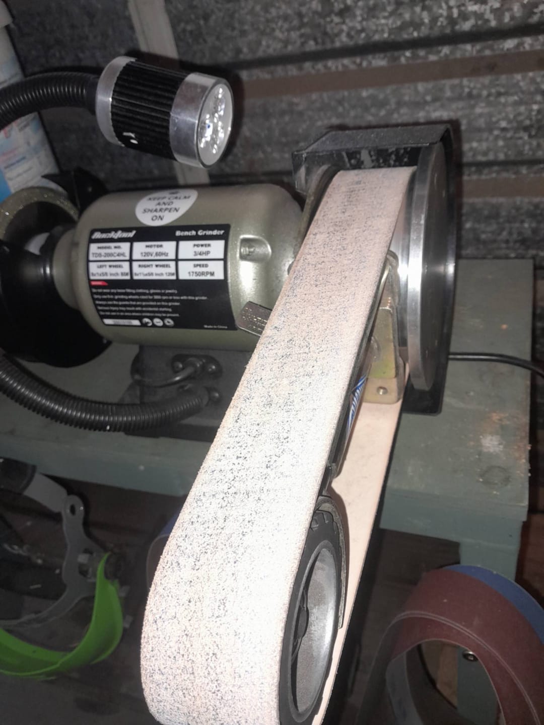 Customer photo review of Premium Leather Stropping Belt