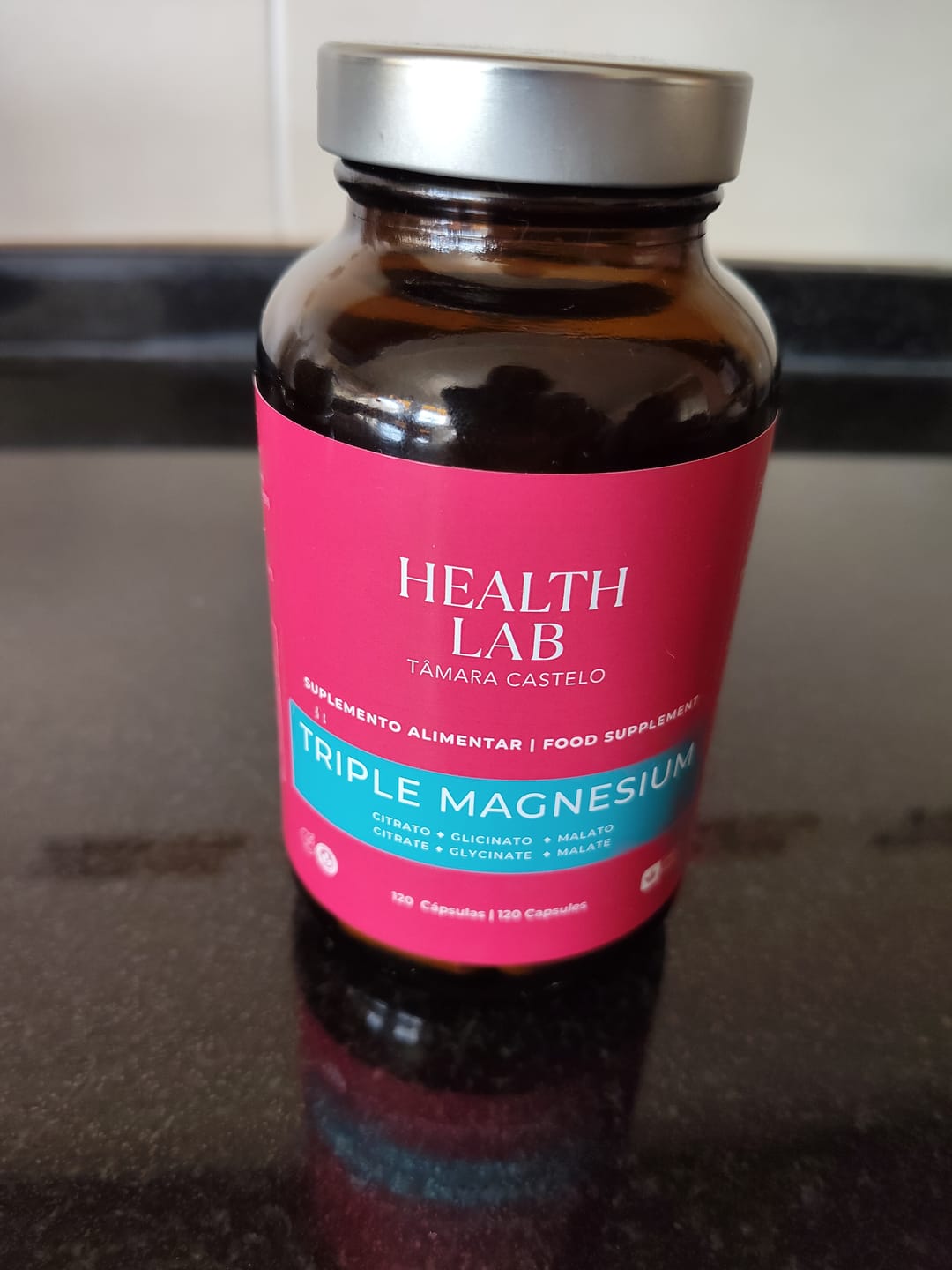 Customer photo review of Magnésio Triplo (Citrato, Glicinato e Malato)