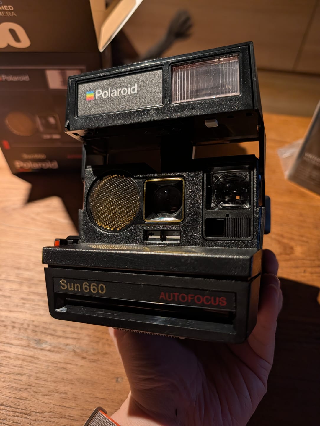 Customer photo review of Polaroid 600 Sun660 Autofocus Instant Film Camera