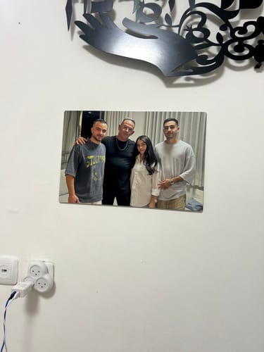 Customer photo review of יצירת פוסטר מתמגנט מתמונה