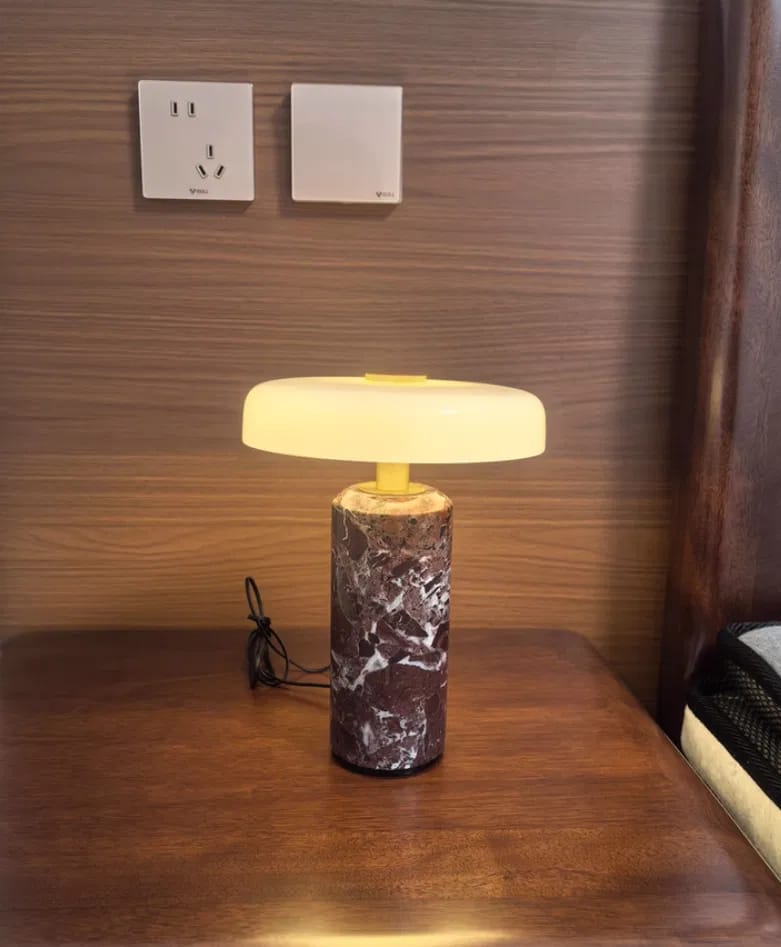 Customer photo review of Lunara Marble Table Lamp