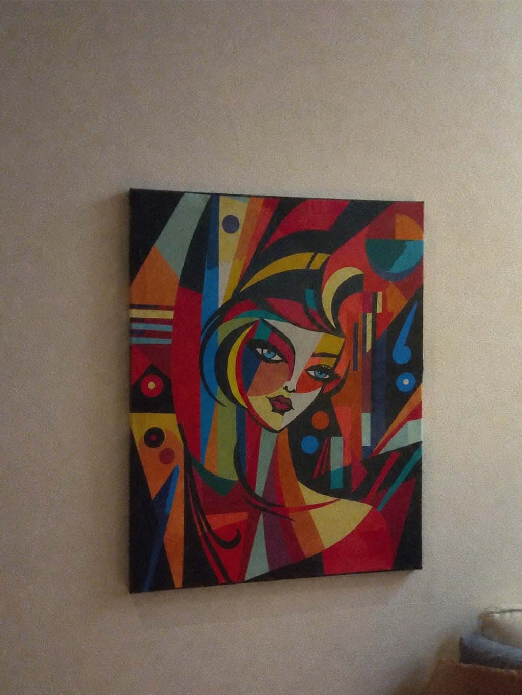 Customer photo review of Femme abstraite style Picasso
