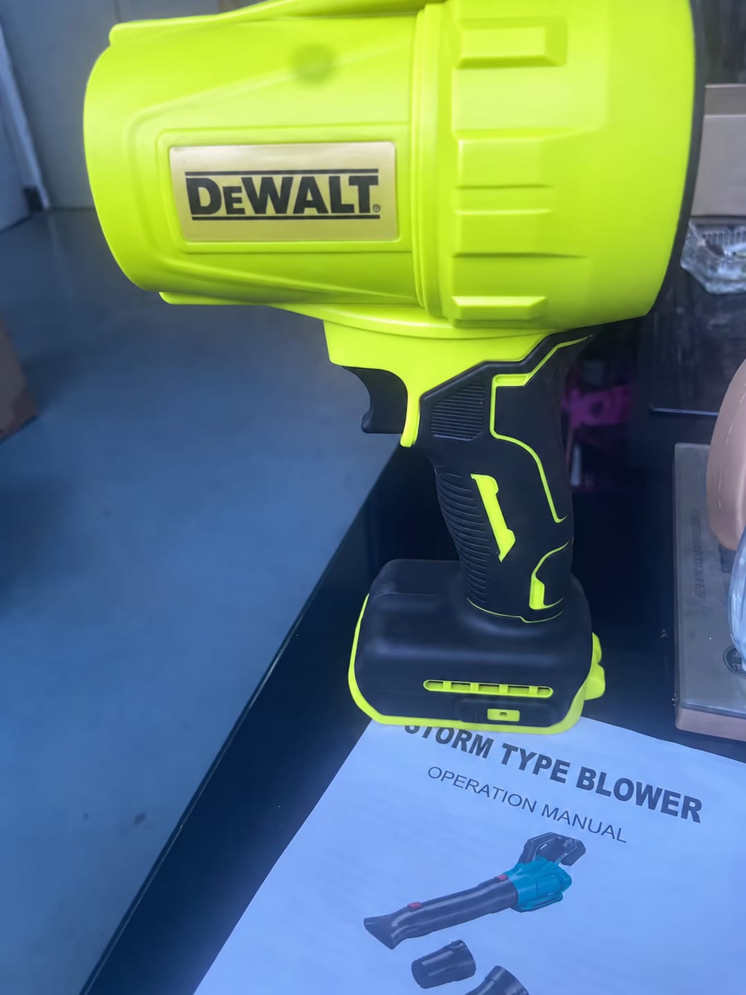 Customer photo review of Compact Cordless Jet Blower