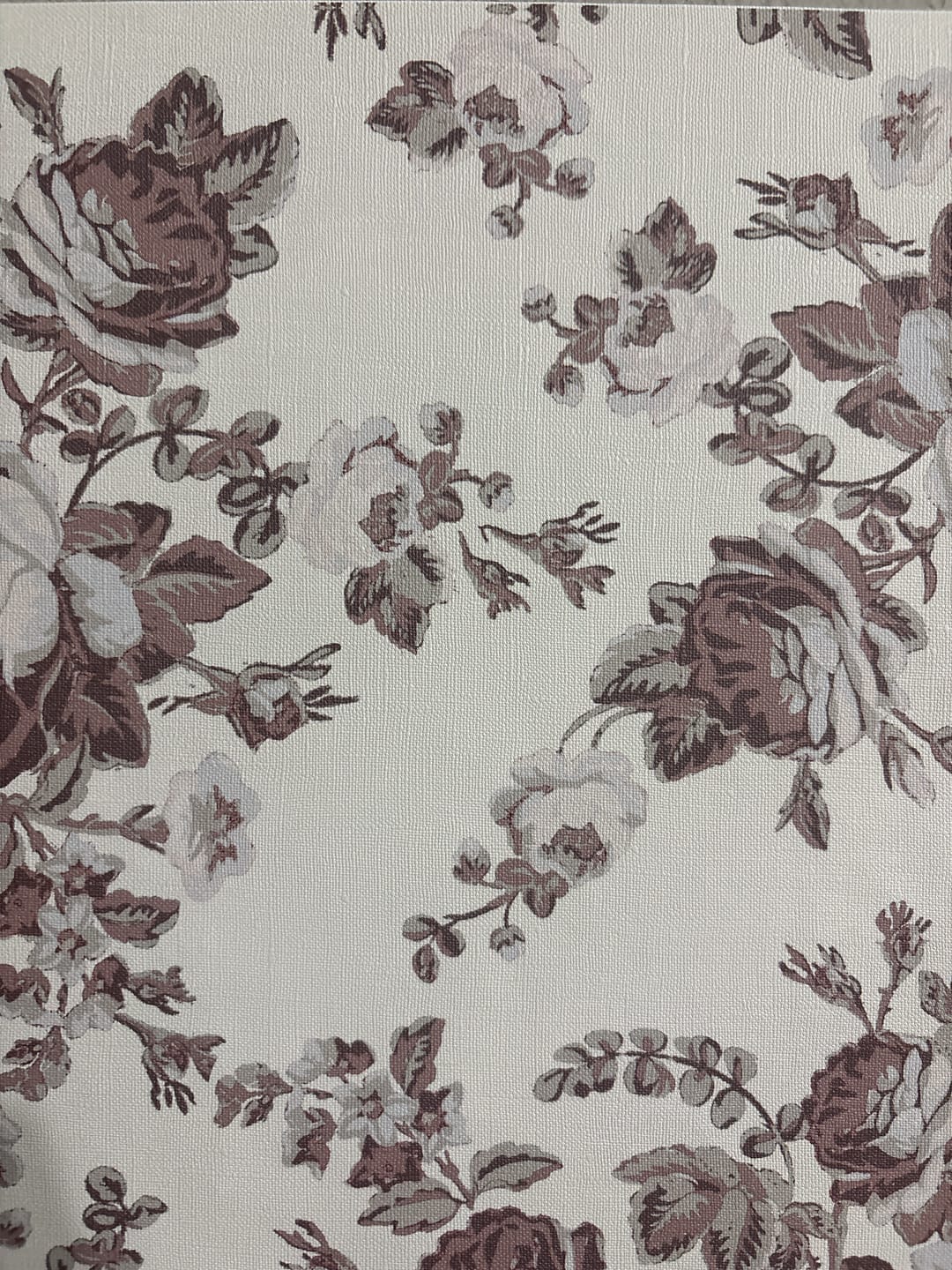 Customer photo review of Heritage Rose Wallpaper by Ivy City Co