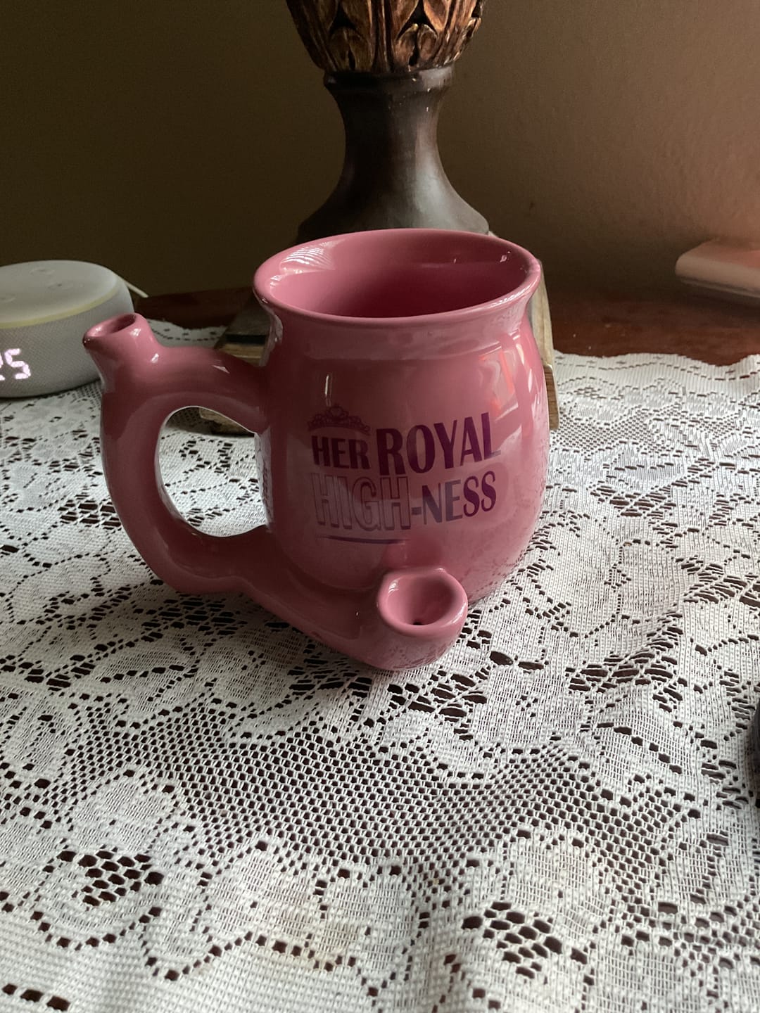 Customer photo review of KUSH & COCOA CHUBBY PREMIUM ROAST & TOAST PIPE MUG
