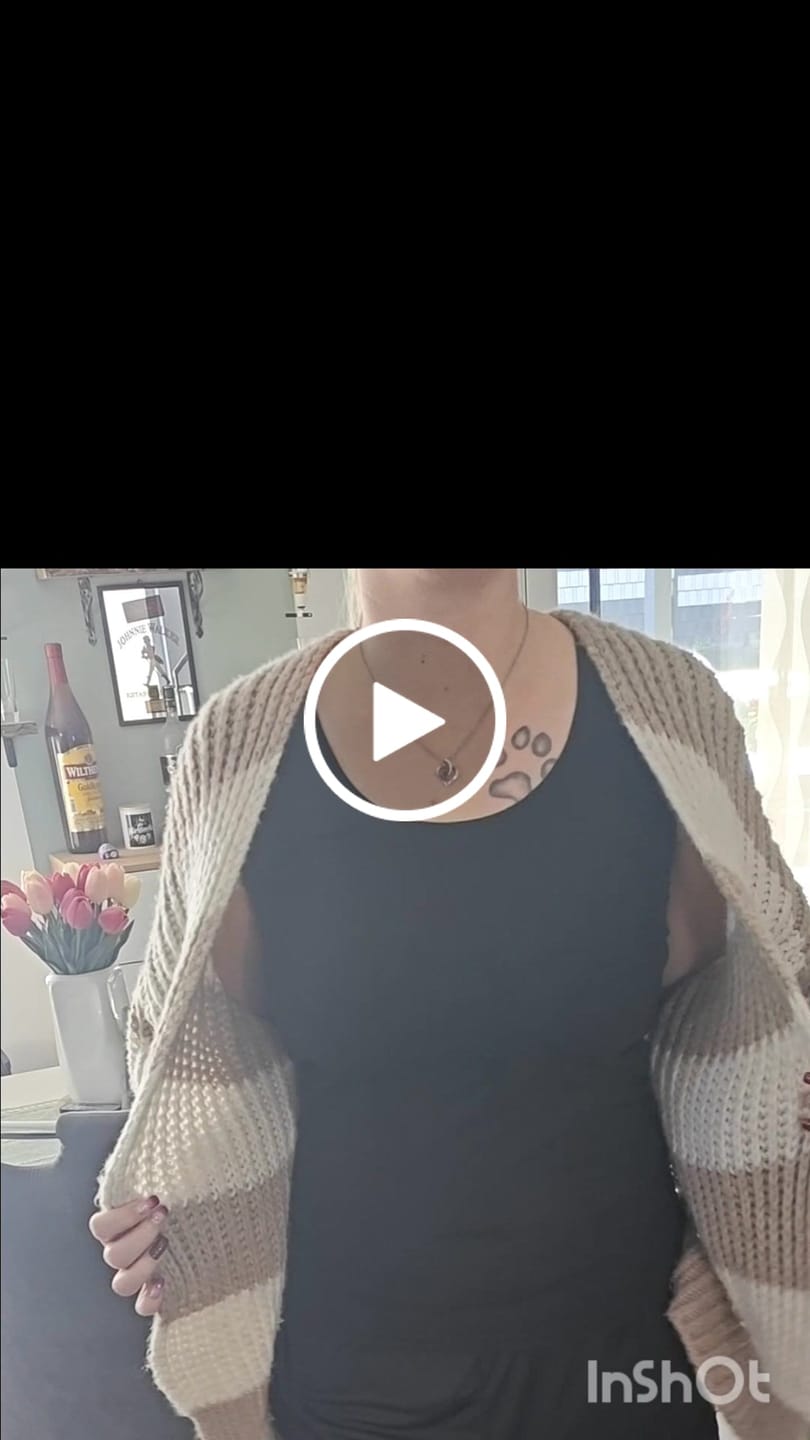 Customer video review of Strickjacke ONLY COZY VIBES creme/soft taupe