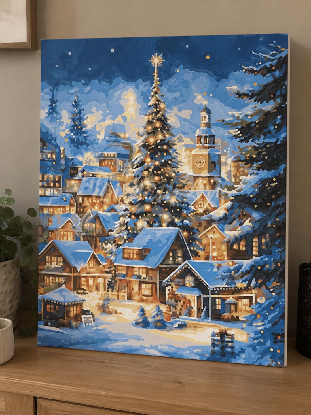 Customer photo review of Village de Noël Étincelant