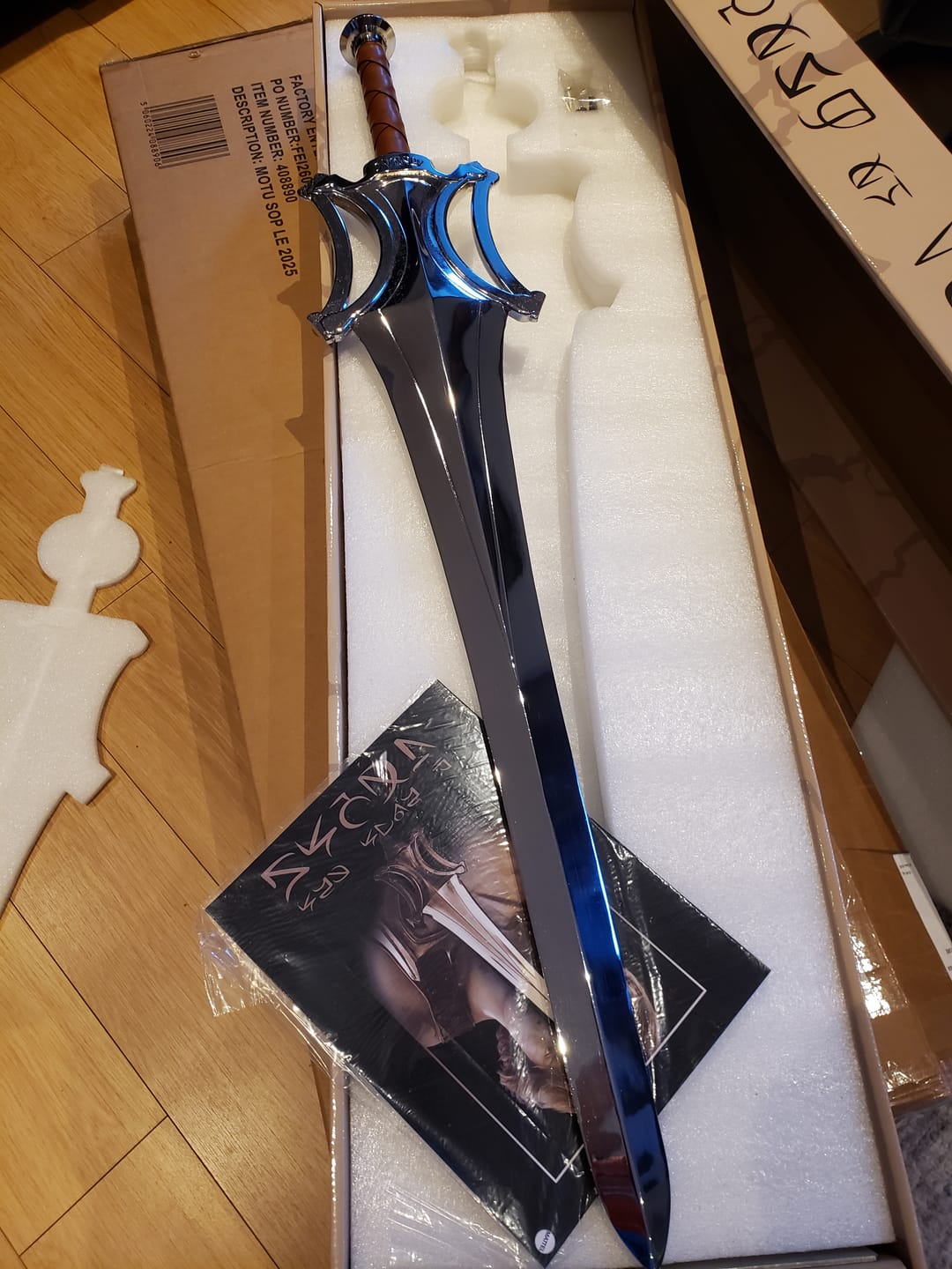 Customer photo review of Masters Of The Universe - THE OFFICIAL Sword Of Power FULL METAL Prop Replica
