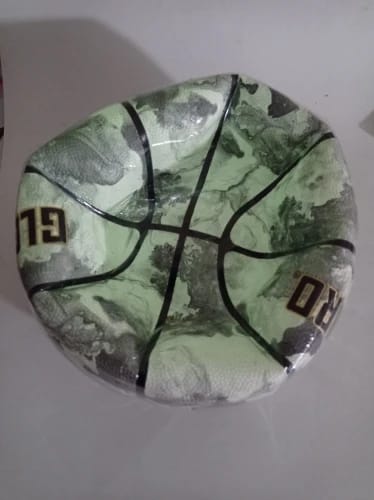 Customer photo review of Glow Basketball — Hoop Past Dark