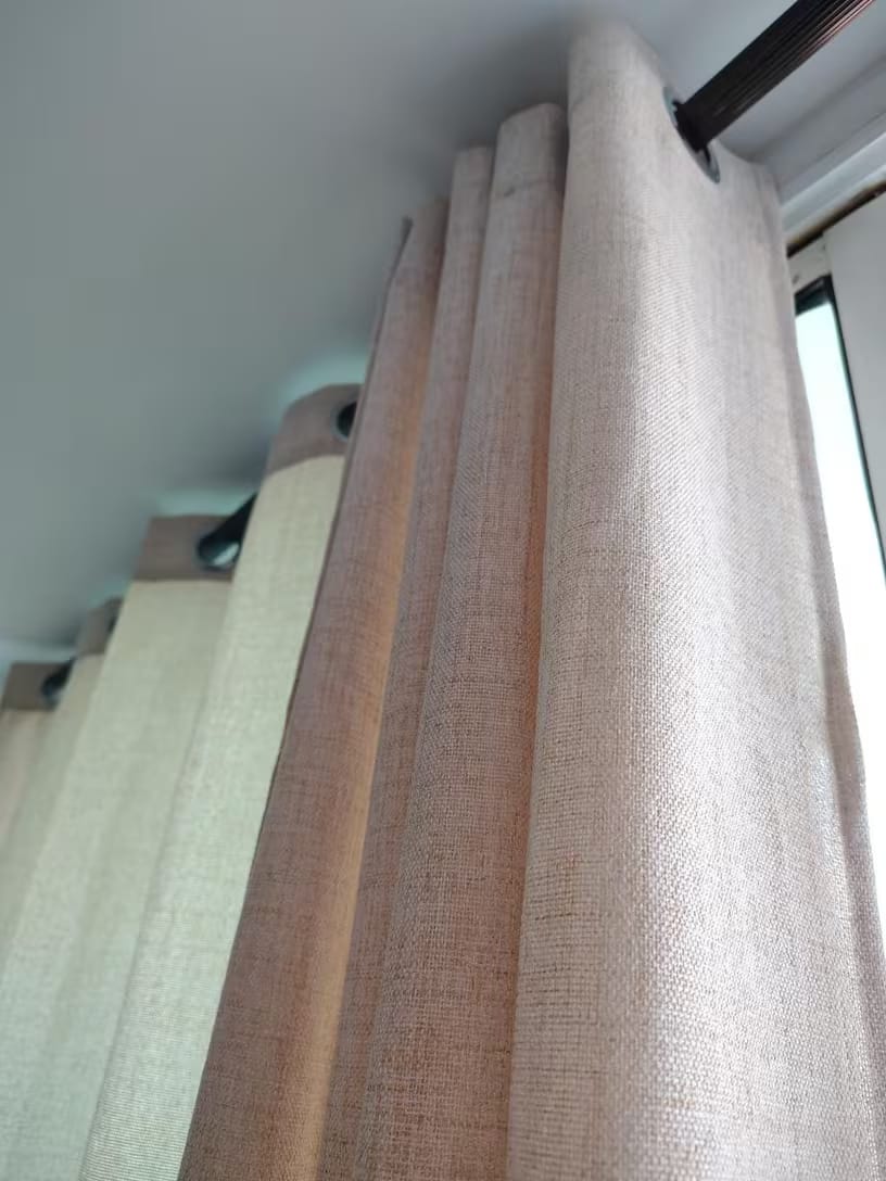 Customer photo review of Cortina Voil de Linho Texturizado Sob Medida - Élysée