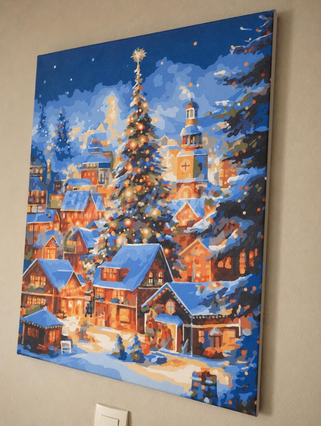 Customer photo review of Village de Noël Étincelant