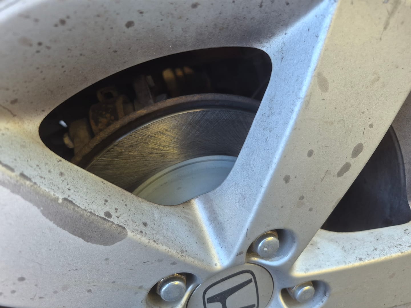 Customer photo review of Front Rear Disc Brake Rotors And Ceramic Pads Kit For Honda Civic K8T-101552