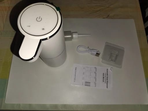 Customer photo review of Liquid Foma Soap Dispenser - Turn Your Everyday Handwashing Into a Smarter Experience