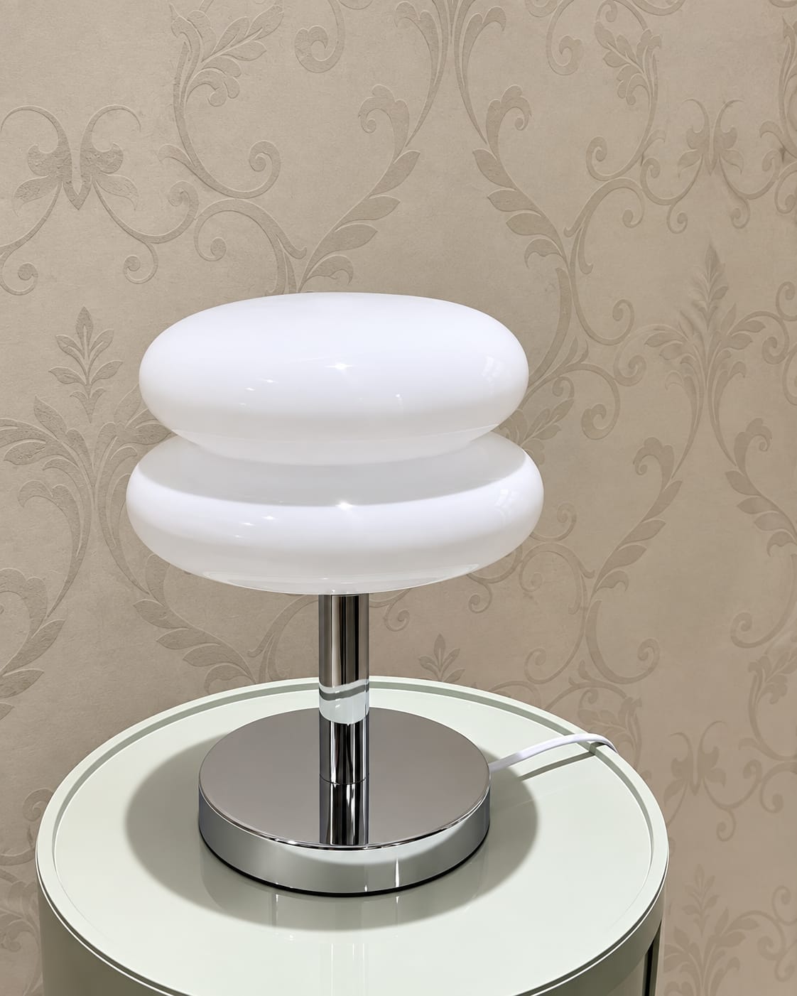 Customer photo review of Donut Style Table Lamp
