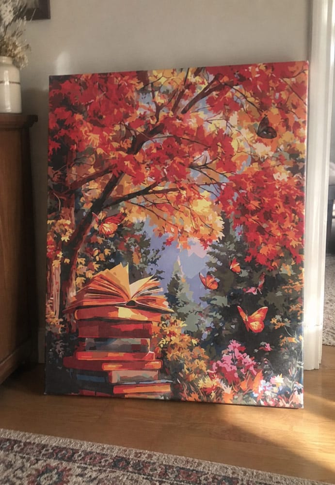 Customer photo review of Lecture d'automne et papillons