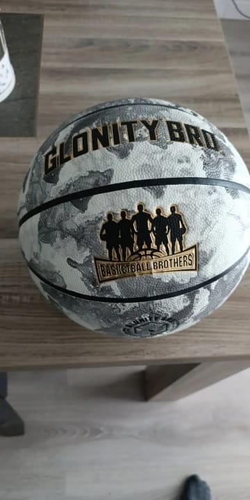 Customer photo review of Glow Basketball — Hoop Past Dark