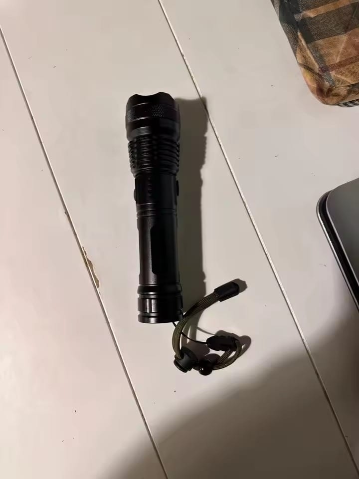 Customer photo review of Heavy-Duty Waterproof LED Flashlight - Telescopic Zoom Torch for Hiking