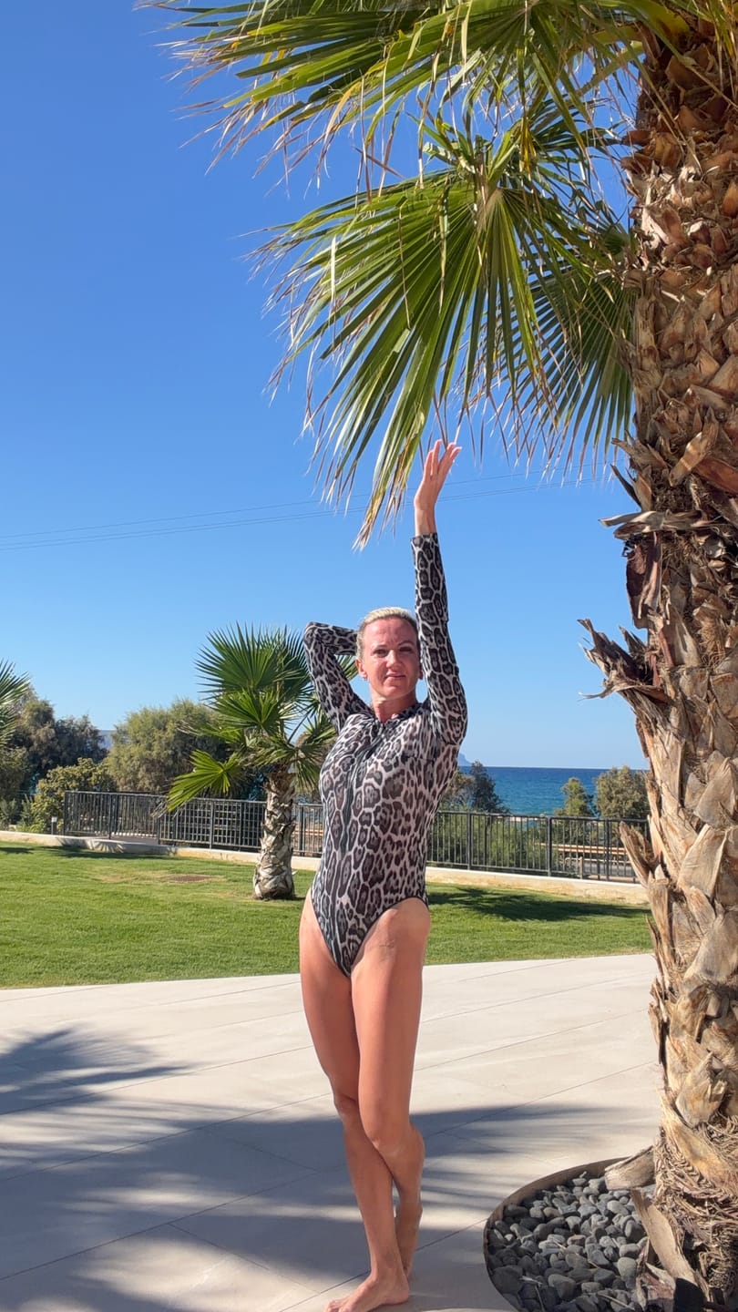 Customer photo review of One-Piece Long Sleeve with Zipper •