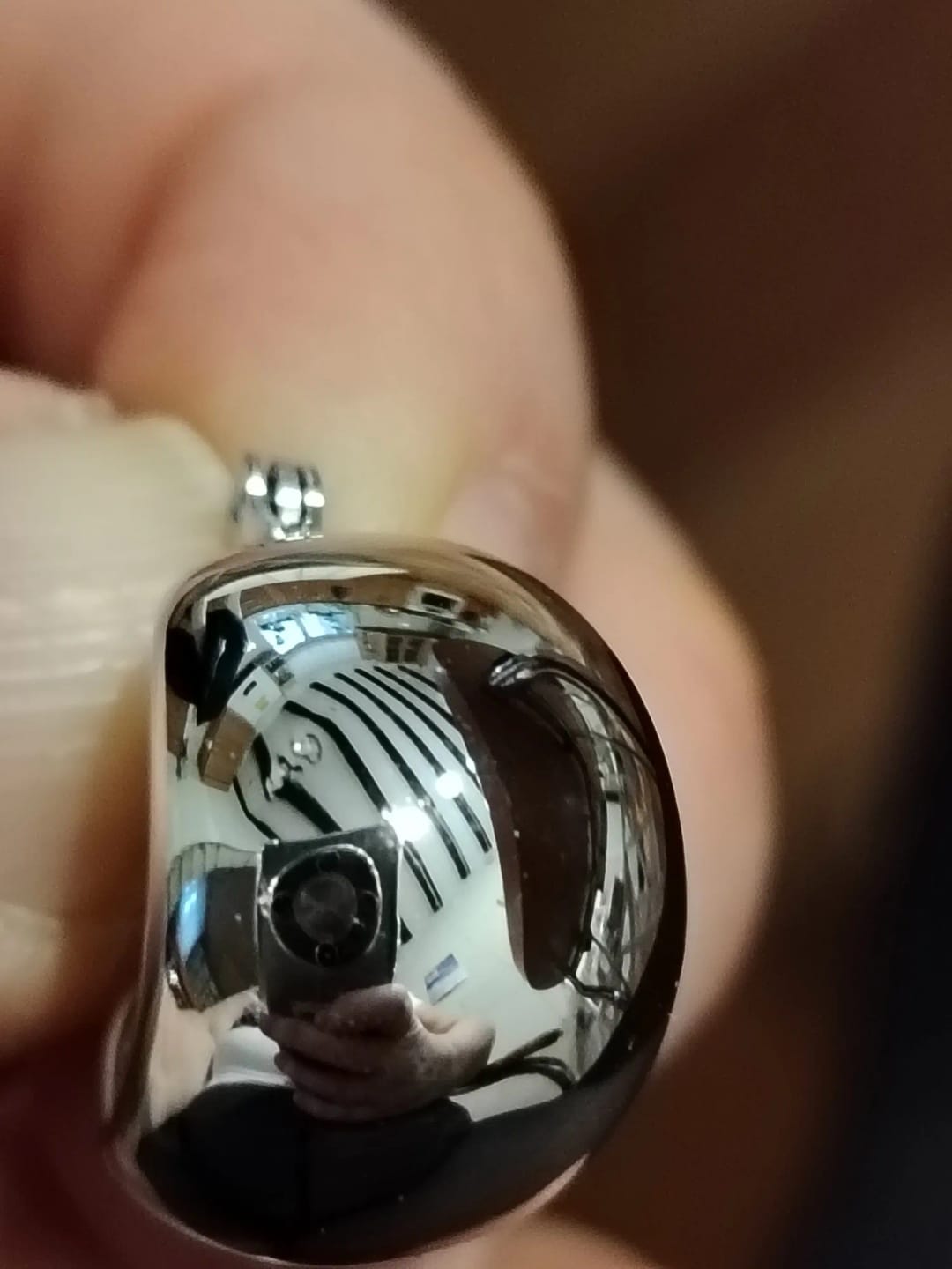 Customer photo review of Urban Sparkle Minimalist Hoops