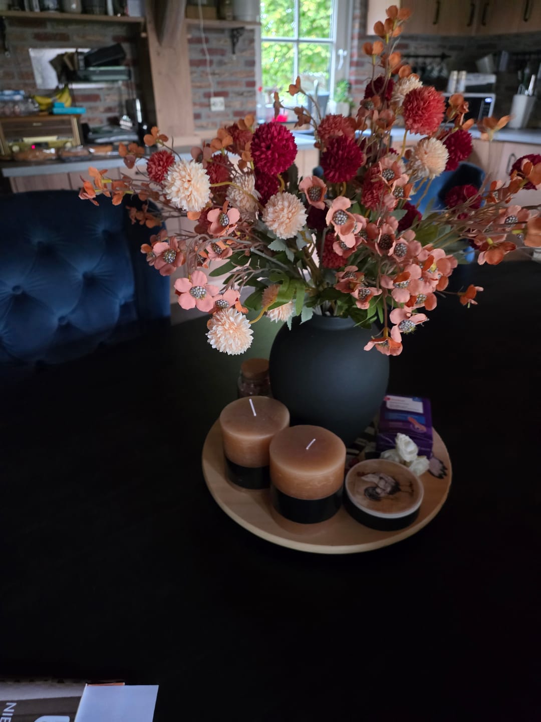 Customer photo review of Aura Vaas - Mat zwart