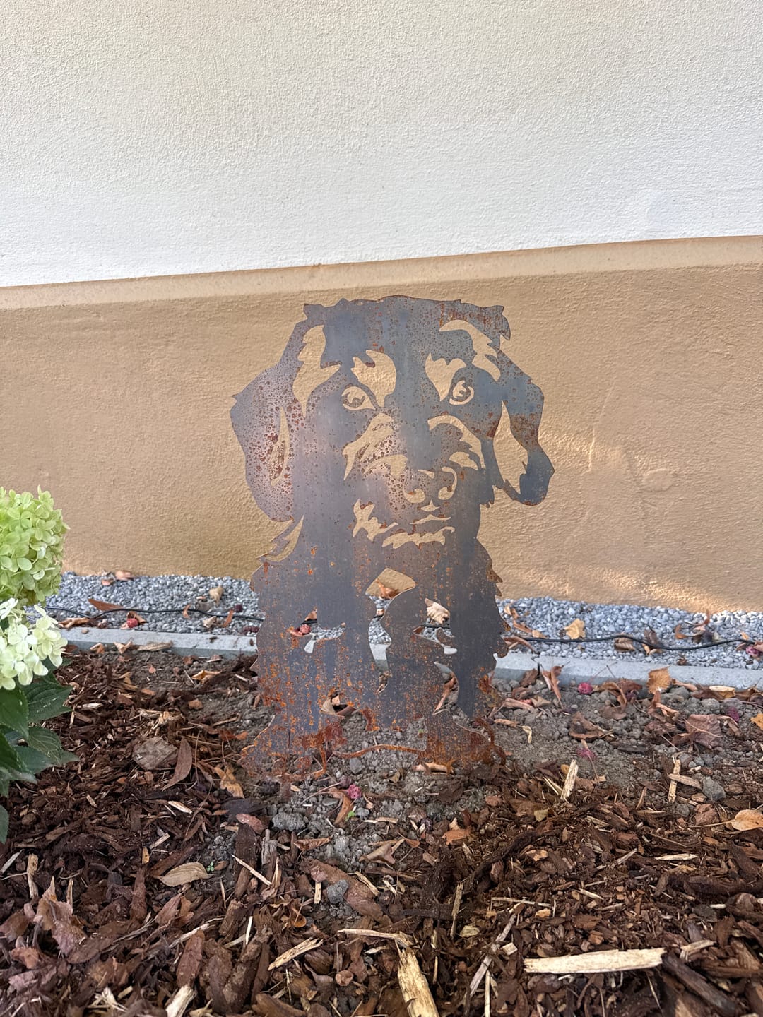Customer photo review of Gartenstecker Rauhaardackel
