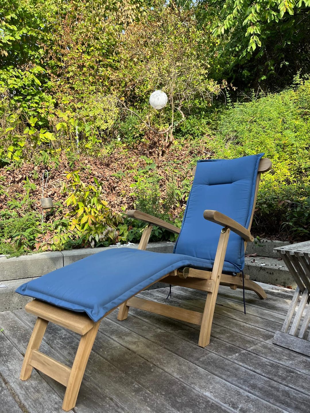 Customer photo review of Deckchair Teak Dominica