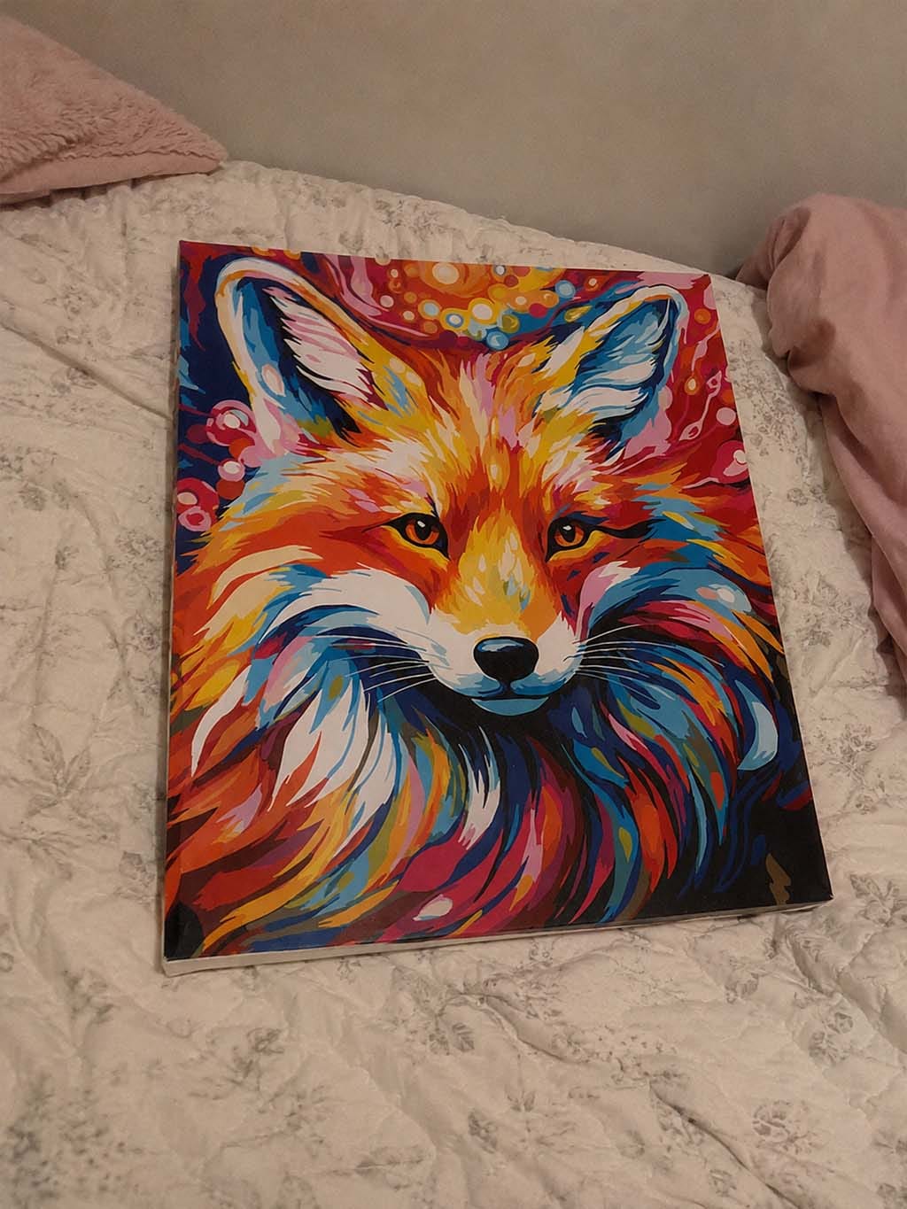 Customer photo review of Renard Coloré Abstrait