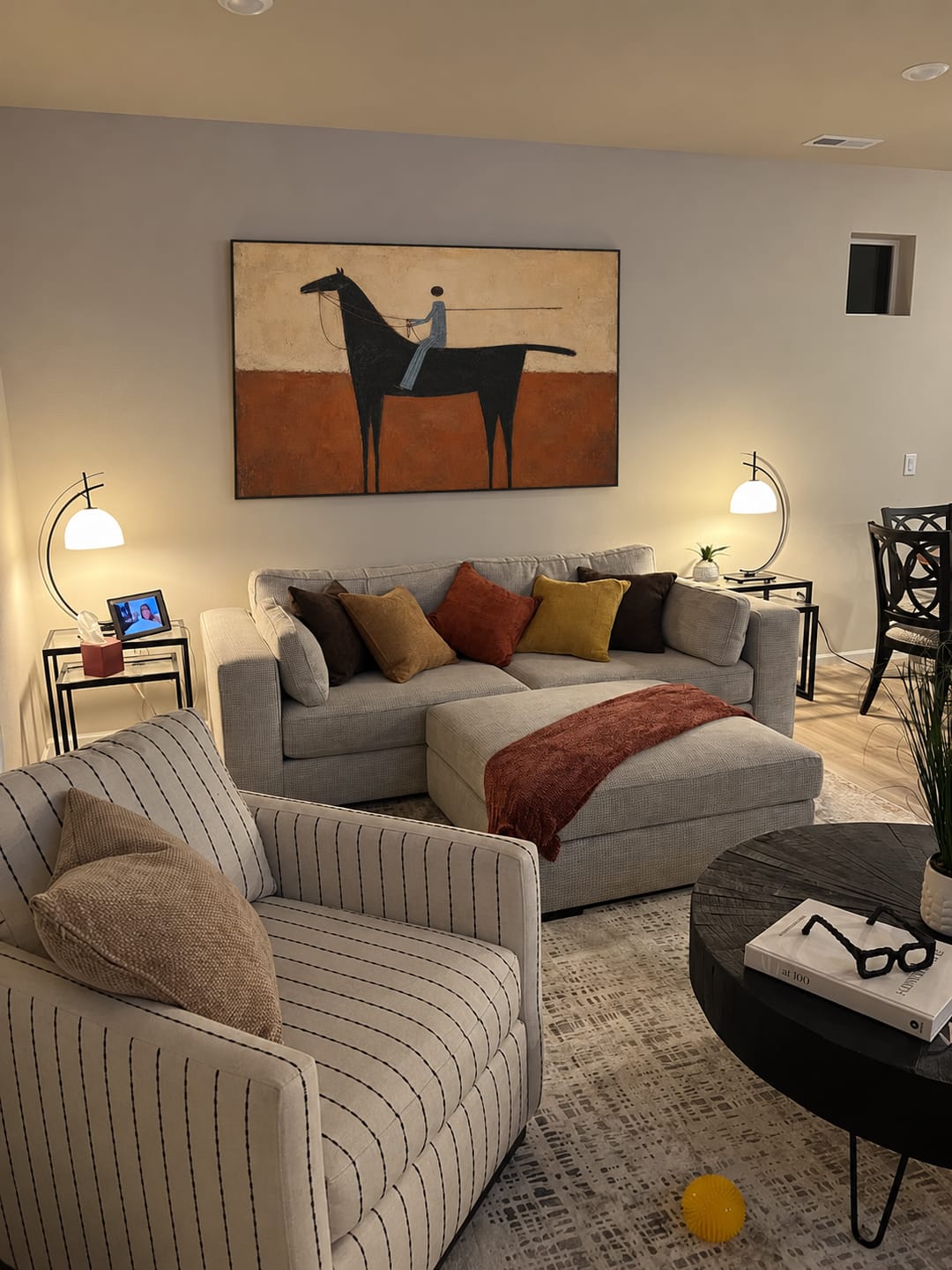 Customer photo review of Terracotta Rider Horse Wall Art