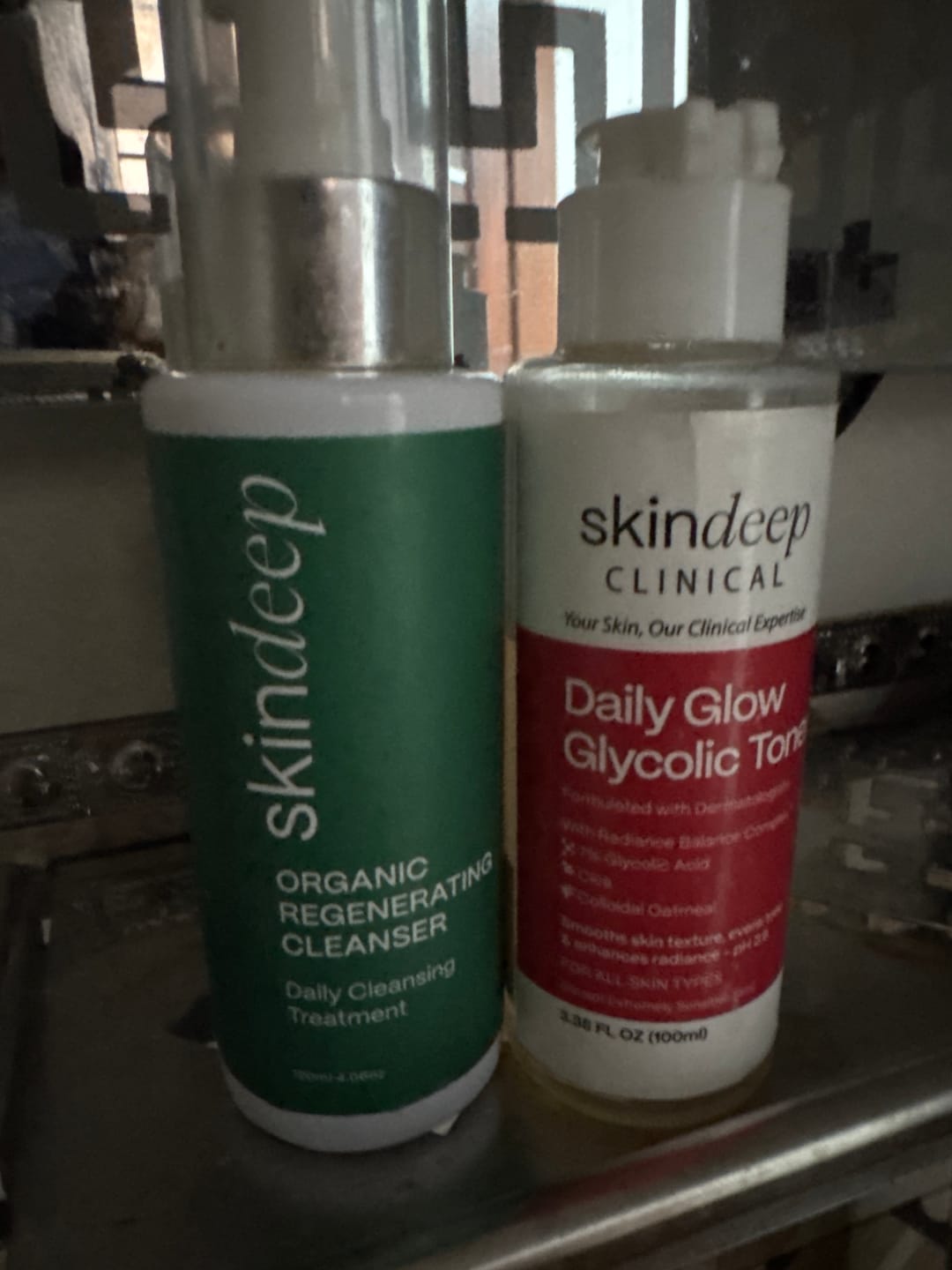 Customer photo review of Daily Glow Glycolic Toner